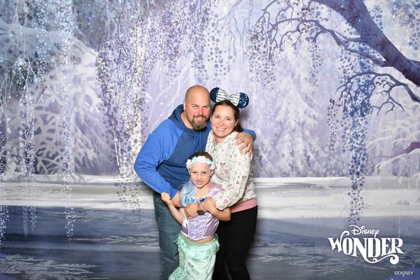 Jimmy, Kati, and Mia on the Disney Wonder