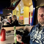 thumbnail for James at the Sci-fi Diner at Hollywood Studios