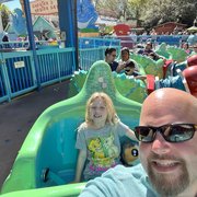 thumbnail for James and Mia on TriceraTop Spin at Animal Kingdom in Walt Disney World