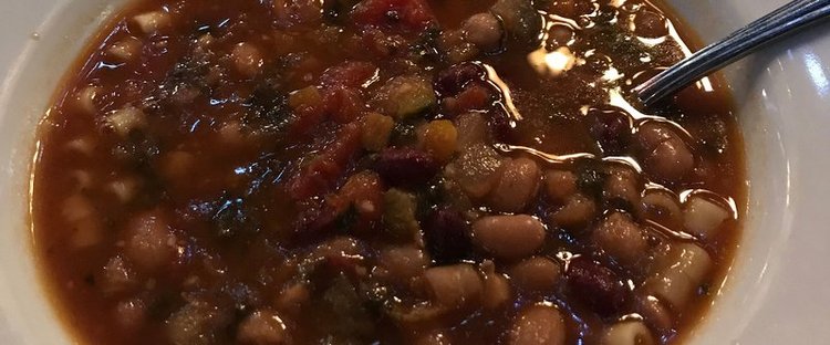 Vegetable Minestrone Soup at Mama Melrose Ristorante Italiano in Disney World