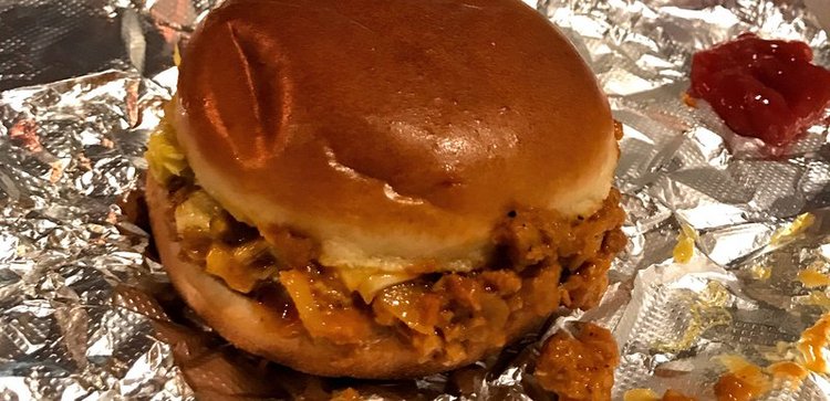 Plant-based Sloppy Joe at Cosmic Ray’s Starlight Cafe at Magic Kingdom