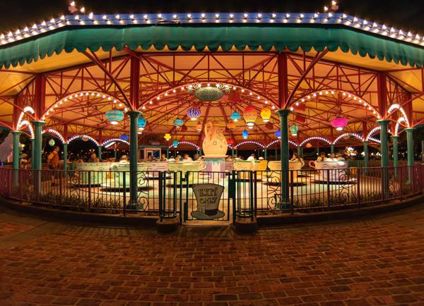 Mad Hatter's Tea Party ride at Magic Kingdom