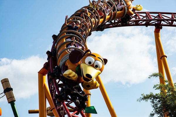Slinky Dog rollercoaster at Toy Story Land in Hollywood Studios
