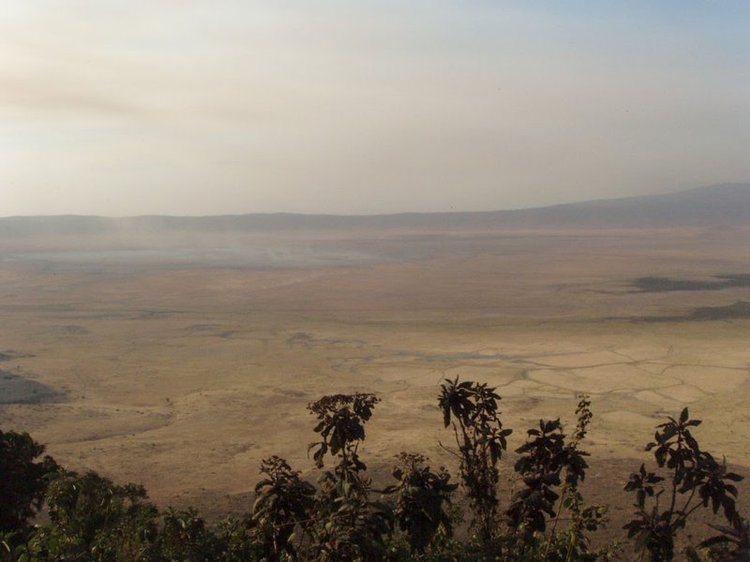 The rim of the Ngorongoro Crater