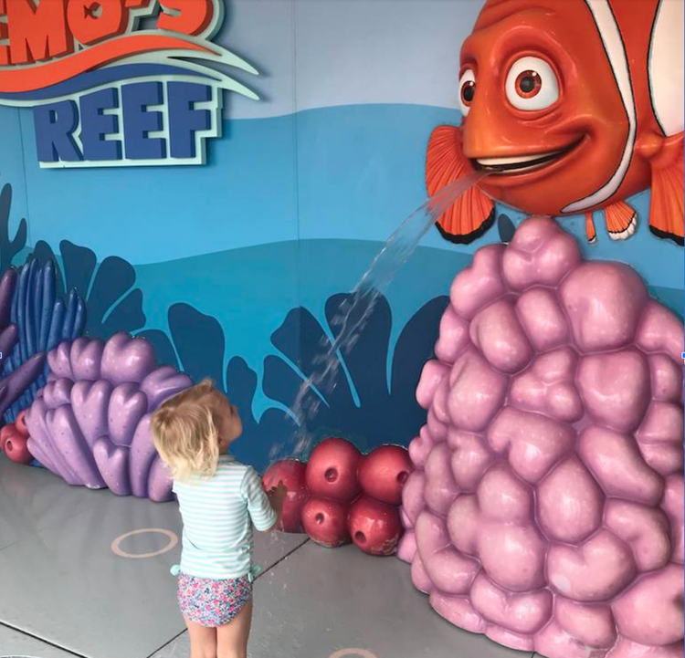 Mia at Nemo&#x27;s Reef on the Disney Cruise Line