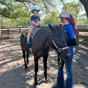 thumbnail for Tavasz on a pony ride at Lawton Stables