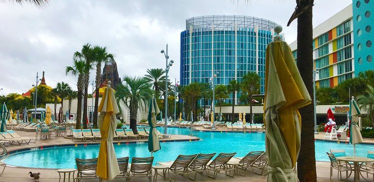 Cabana Bay Resort pool area