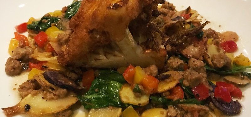 Coral Reef Restaurant Cauliflower dish