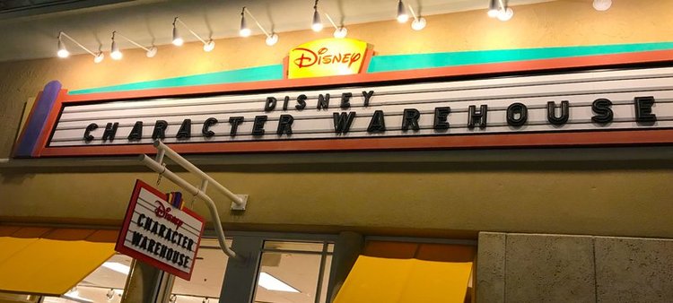 Disney&#x27;s Character Warehouse storefront