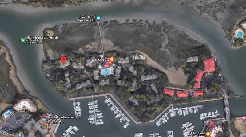 Disney's Hilton Head Google map