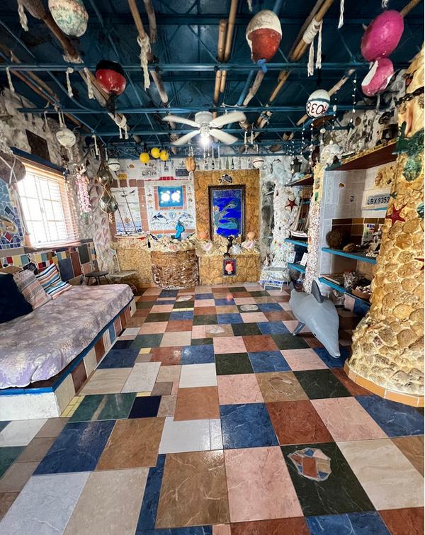 Inside the Dolphin House