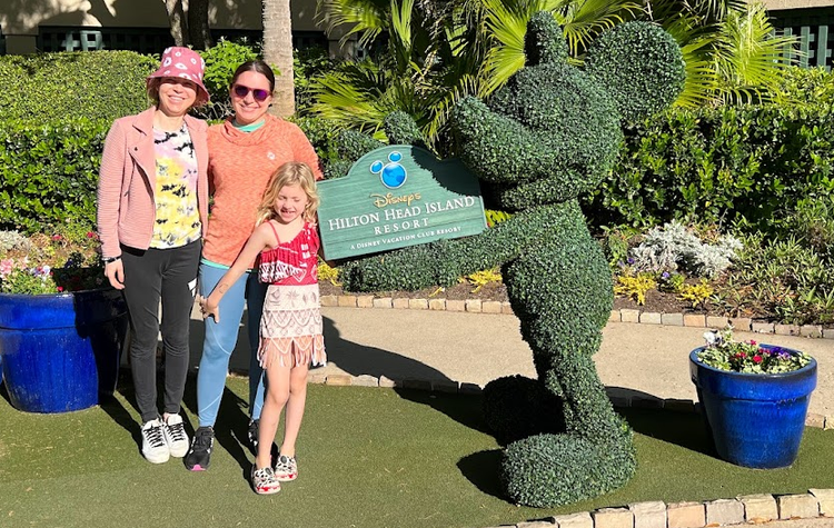 Julie, Kati, and Mia at Hilton Head