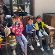 thumbnail for Mia, Tavasz, and Bennett at Pirate's Island Adventure Golf in Hilton Head