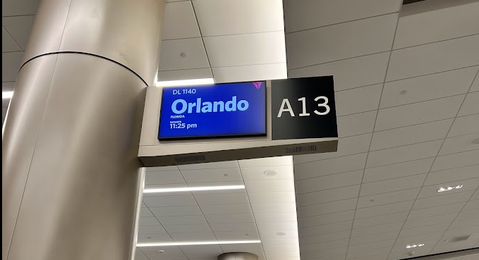 Salt Lake City International Airport - Gate A13 to Orlando